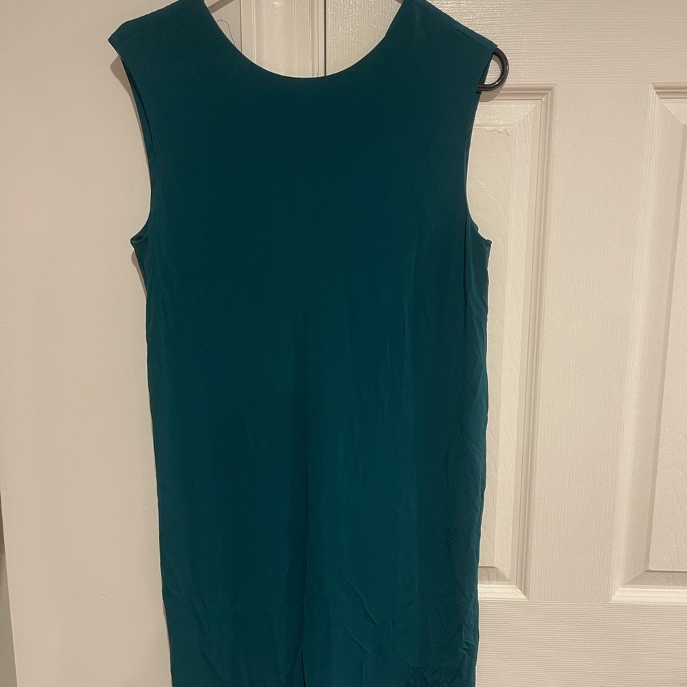 Helmut Lang Turquoise Slip Dress